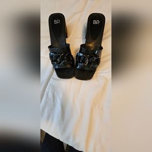 Lollie jelly black platform sandal by BP